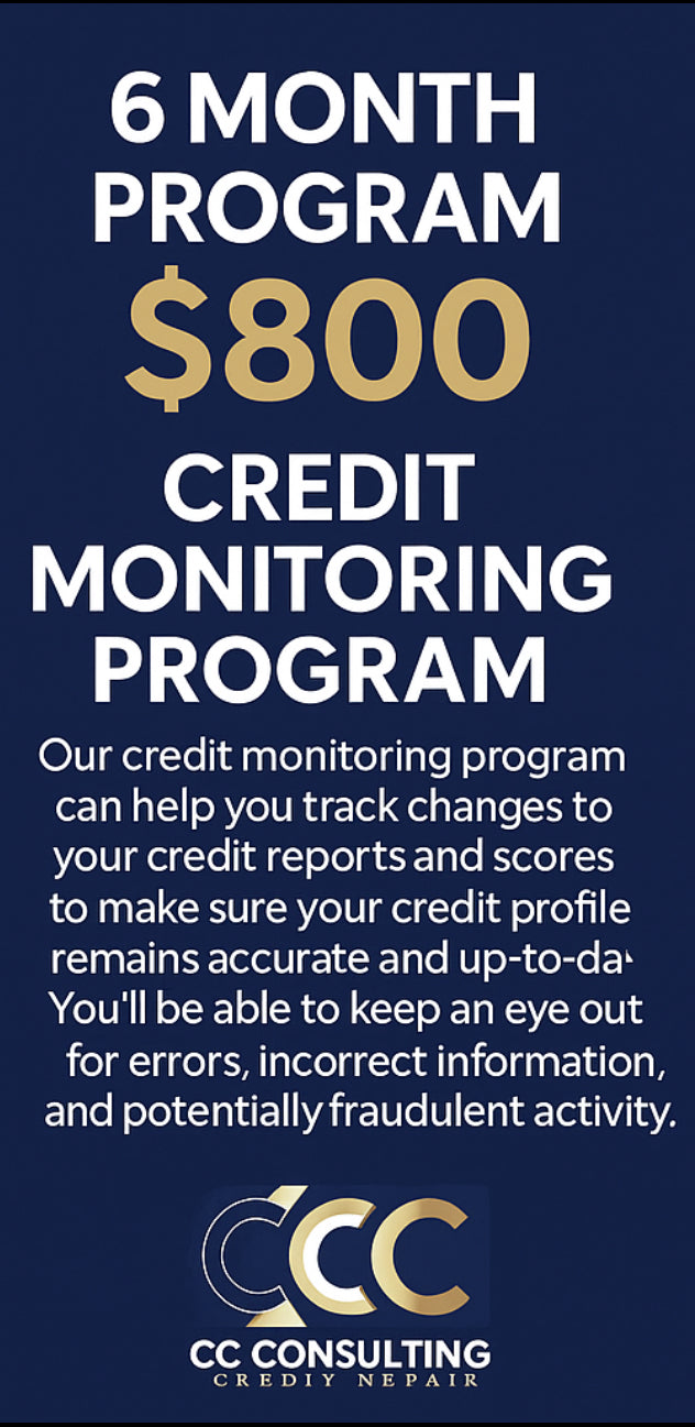 6 Month Credit Monitoring