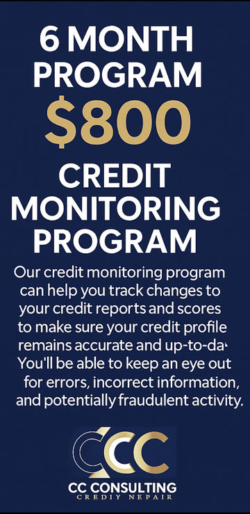 6 Month Credit Monitoring